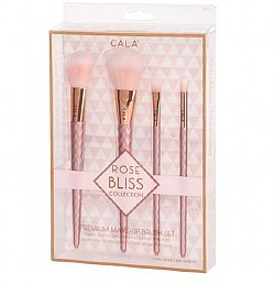 Cala Rose Bliss Makeup Brush Set. 4pc