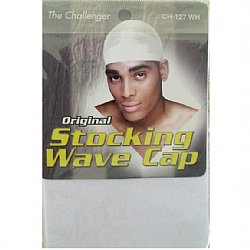 Challenger Stocking wave cap-white