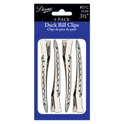 DIANE DUCK BILL CLIPS 4PCS/CD/DZ
