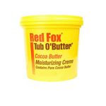 RED FOX TUB O' BUTTER COCOA BUTTER MOISTURIZING CREME 10.5OZ