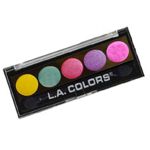 L.A. COLORS 5 COLOR METALLIC EYESHADOW - CARNIVAL