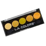 L.A. COLORS 5 COLOR METALLIC EYESHADOW - GOLD RUSH