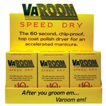 VAROOM SPEED DRY FOR NAIL 6PCS/DISPLAY