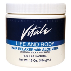 VITALE LIFE AND BODY HAIR RELAXER WITH ALOE VERA 16OZ