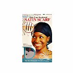 DONNA: Hair Care Treatment SATIN SCARF Black