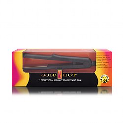 GOLD N HOT 1" PROFESSIONAL CERAMIC STRAIGHTENING IRON