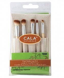 Cala Bamboo Eye Makeup Cosmetic Brush Set