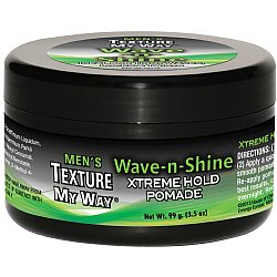 Africa's Best Men's Organics Wave-N-Shine Intense Hold Pomade 3.5oz