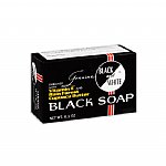 BLACK AND WHITE: BLACK SOAP 6OZ