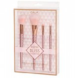Cala Rose Bliss Makeup Brush Set. 4pc