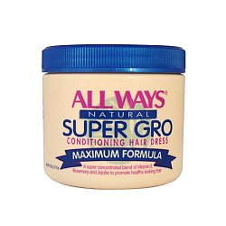 All Ways Natural Super Gro Conditioning Hair Dress, 5.5oz
