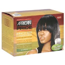 AFRICAN PRIDE MIRACLE DEEP CONDITIONING NO-LYE RELAXER - REGULAR  