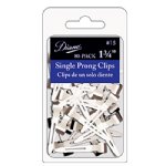 DIANE SINGLE PRONG CLIPS 80PCS/PK