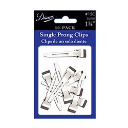 DIANE SINGLE PRONG CLIPS - 10PCS/DZ/PK