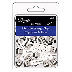 DIANE DOUBLE PRONG CLIP 80PCS/BX