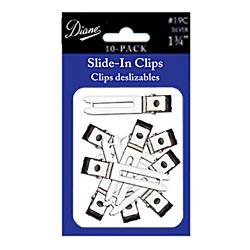 DIANE DOUBLE PRONG SLIDE-IN CLIPS 12PCS/DZ