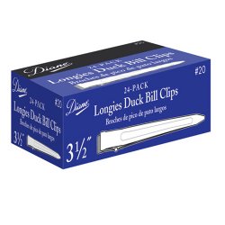 DIANE LONGIES DUCK BILL CLIPS 24PCS/BX