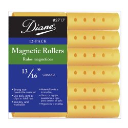 DIANE ORANGE MAGNETIC ROLLERS 13/16" - 12PCS/DZ/PK