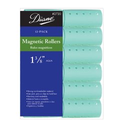 DIANE AQUA MAGNETIC ROLLERS 1-3/8" - 12PCS/DZ/PK