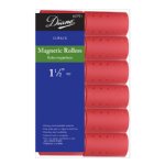 DIANE RED MAGNETIC ROLLERS 1-1/2" - 12PCS/DZ/PK