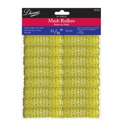 DIANE YELLOW MESH ROLLER 11/16 - 12PCS/DZ/PK