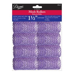 DIANE LAVENDER MESH ROLLER 1-1/2 - 12PCS/DZ/PK