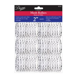 DIANE WHITE MESH ROLLER 2 - 6PCS/DZ/PK