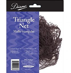 Diane Triangle Hair Net - Nylon Brown