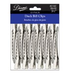 DIANE DUCK BILL CLIPS 3-1/2 12PCS/DOZEN PACK