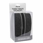 Diane Twist Wave Sponge (2 Pack) - Black/Gray