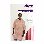 DIANE Striped Barber Cape-Red