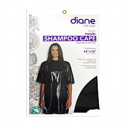 DIANE METALLIC SHAMPOO CAPE BLACK