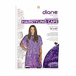 DIANE SIGNATURE PRINT HAIRSTYLING CAPE PURPLE