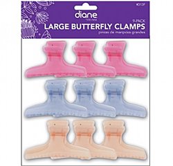 Diane Large Colored Butterfly Clamps