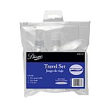 DIANE: 4PCS TRAVEL SET-SPRAY, BOTTLE, JARS