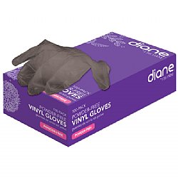 DIANE: BLACK VINYL POWDER-FREE GLOVES