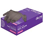 DIANE: BLACK VINYL POWDER-FREE GLOVES