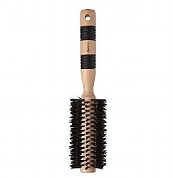 DIANE ROUND STYLING BRUSH WOOD HANDLE