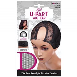 DONNA U-PART WIG CAP LEFT PART 12PC/PK