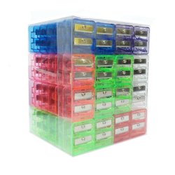 EDEN PLASTIC PENCIL SHARPENER 96PCS/PK 