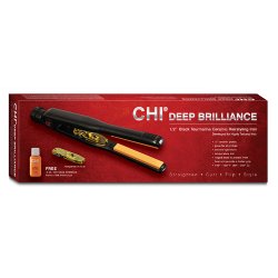 CHI DEEP BRILLIANCE 1/2" BLACK TOURMALINE CERAMIC HAIRSTYLING IRON