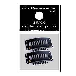 SALON ELEMENTS: MEDIUM WIG CLIP 2PK DOZEN