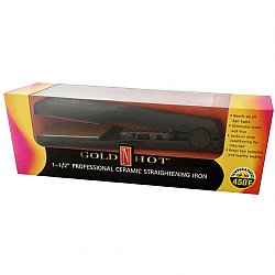 GOLD 'N HOT 1/2" CERAMIC STRAIGHTEN IRON