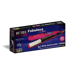 HOT TOOLS 1-1/2" DIGITAL SALON FLAT IRON - TITANIUM