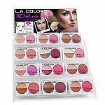 L.A.COLORS:72PC 3D BLUSH CONTOUR DISPLAY