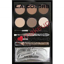 L.A. Colors I Love Makeup Contour & Brow Display 