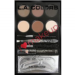 L.A. Colors I Love Makeup Contour & Brow Display 