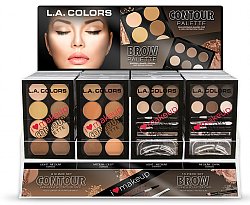 L.A. Colors I Love Makeup Contour & Brow Display 