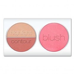 L.A.COLORS COSMETICS 3D BLUSH CONTOUR HIGHLIGHT CONTOUR BLUSH 3 IN 1