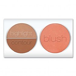 L.A.COLORS COSMETICS 3D BLUSH CONTOUR HIGHLIGHT CONTOUR BLUSH 3 IN 1